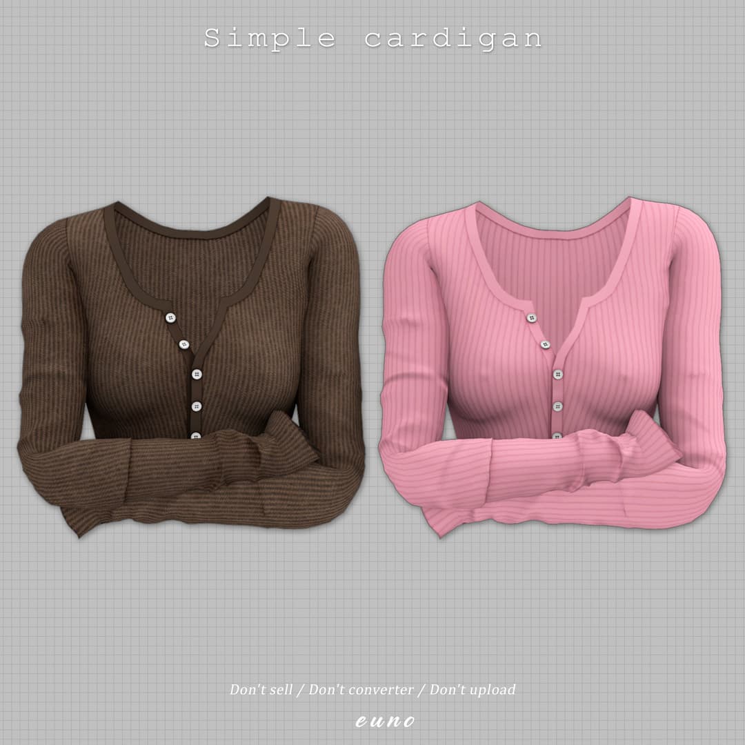 Галерея мода Кардиган Simple cardigan #2